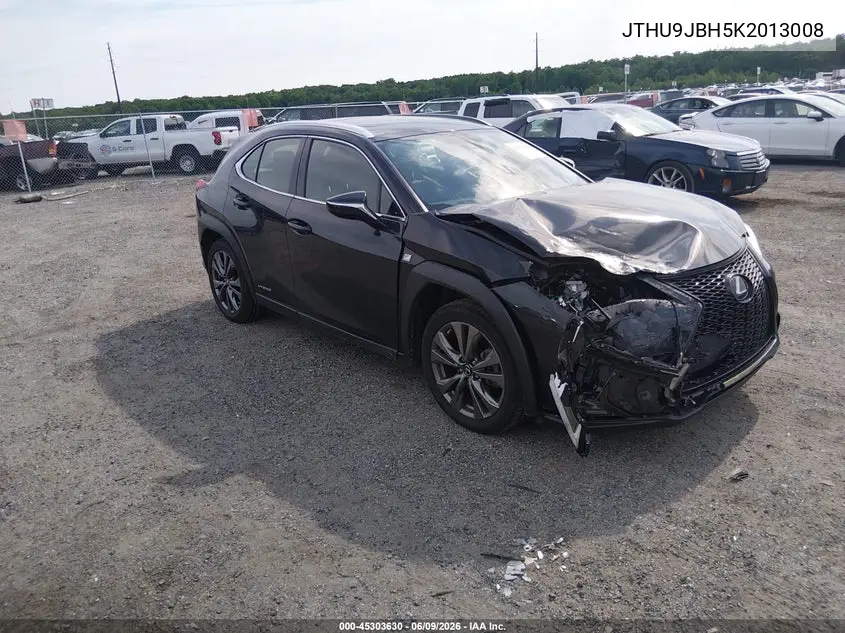 2019 Lexus Ux 250H F Sport VIN: JTHU9JBH5K2013008 Lot: 45303630