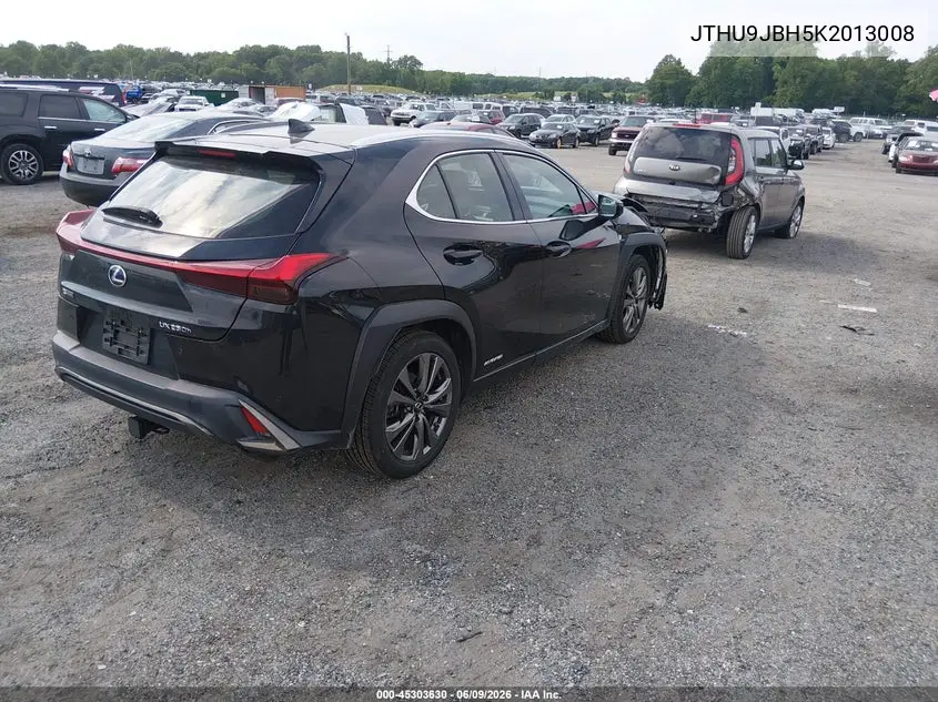 2019 Lexus Ux 250H F Sport VIN: JTHU9JBH5K2013008 Lot: 45303630