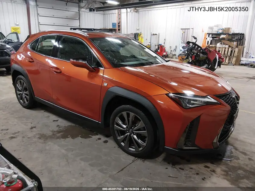 2019 Lexus Ux 200 F Sport VIN: JTHY3JBH5K2005350 Lot: 45381753