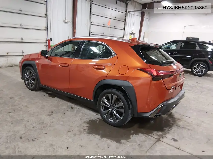 2019 Lexus Ux 200 F Sport VIN: JTHY3JBH5K2005350 Lot: 45381753