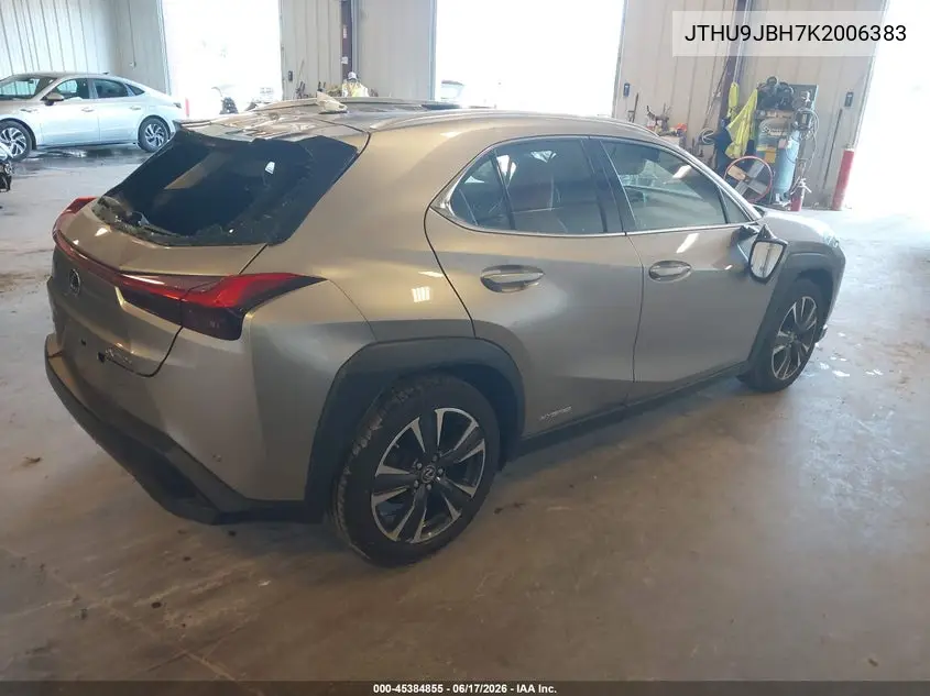 2019 Lexus Ux 250H VIN: JTHU9JBH7K2006383 Lot: 45384855