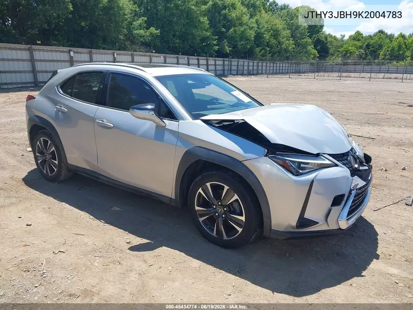 2019 Lexus Ux 200 VIN: JTHY3JBH9K2004783 Lot: 45434774