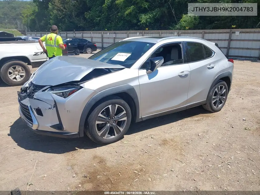 2019 Lexus Ux 200 VIN: JTHY3JBH9K2004783 Lot: 45434774