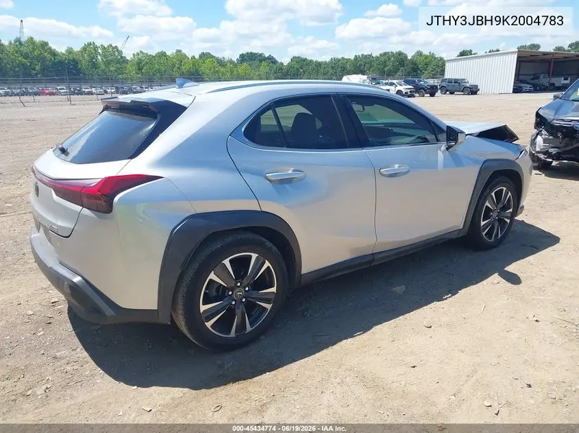 2019 Lexus Ux 200 VIN: JTHY3JBH9K2004783 Lot: 45434774