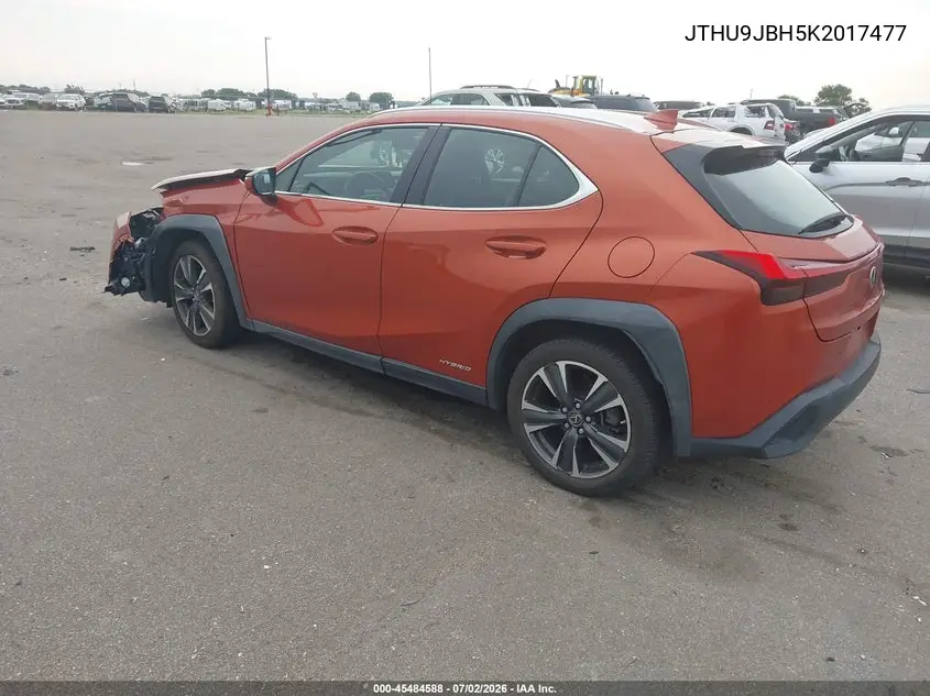 2019 Lexus Ux 250H VIN: JTHU9JBH5K2017477 Lot: 45484588
