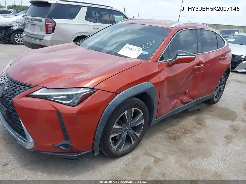 2019 Lexus Ux 200 VIN: JTHY3JBH5K2007146 Lot: 45501777