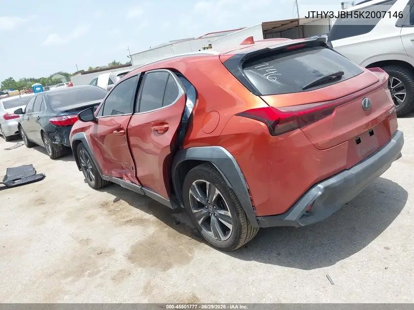 2019 Lexus Ux 200 VIN: JTHY3JBH5K2007146 Lot: 45501777