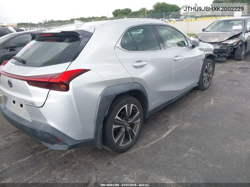 2019 Lexus Ux 250H VIN: JTHU9JBHXK2002229 Lot: 45561296