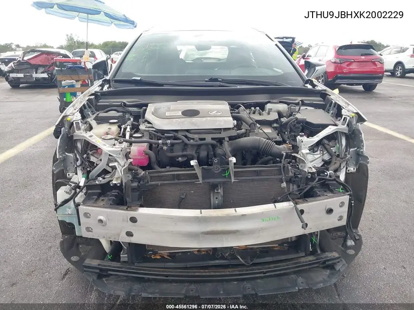 2019 Lexus Ux 250H VIN: JTHU9JBHXK2002229 Lot: 45561296