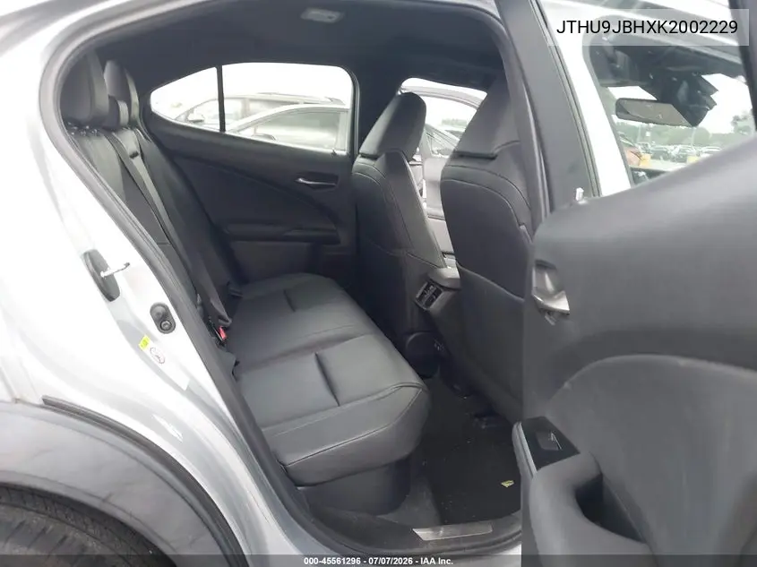 2019 Lexus Ux 250H VIN: JTHU9JBHXK2002229 Lot: 45561296