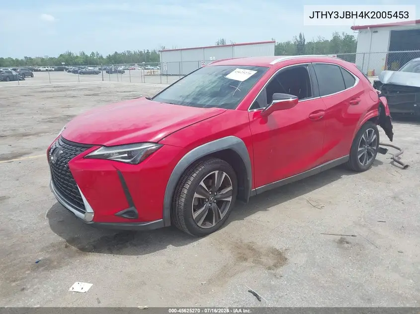 2019 Lexus Ux 200 VIN: JTHY3JBH4K2005453 Lot: 45625270