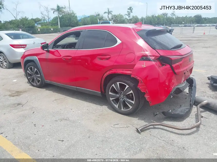 2019 Lexus Ux 200 VIN: JTHY3JBH4K2005453 Lot: 45625270