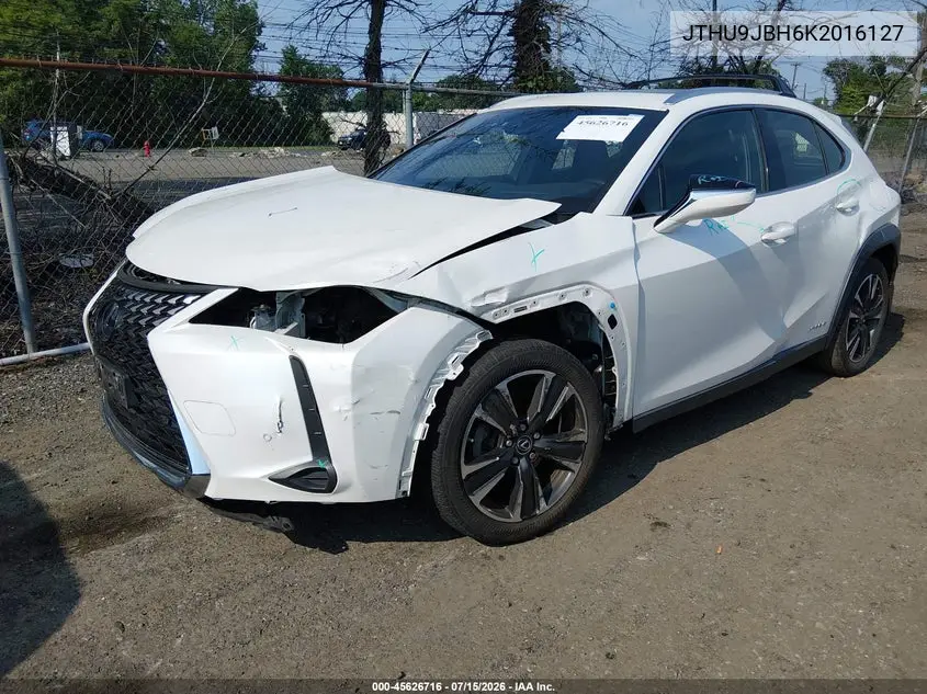 2019 Lexus Ux 250H VIN: JTHU9JBH6K2016127 Lot: 45626716