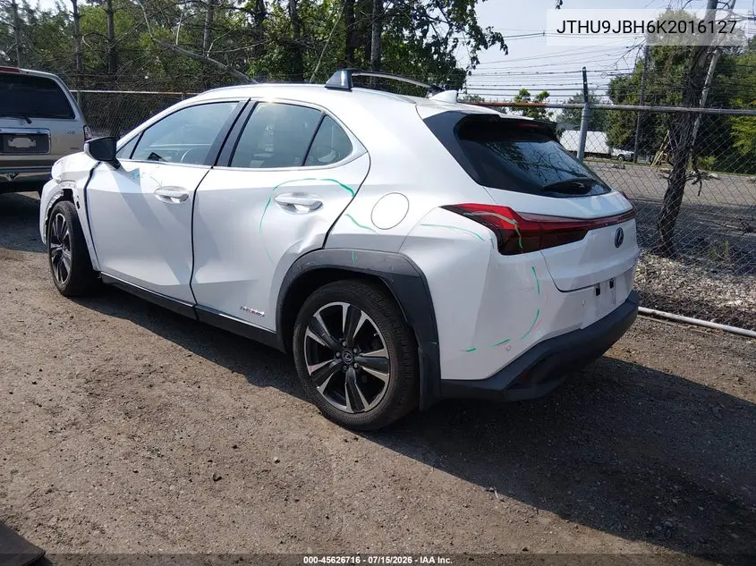 2019 Lexus Ux 250H VIN: JTHU9JBH6K2016127 Lot: 45626716