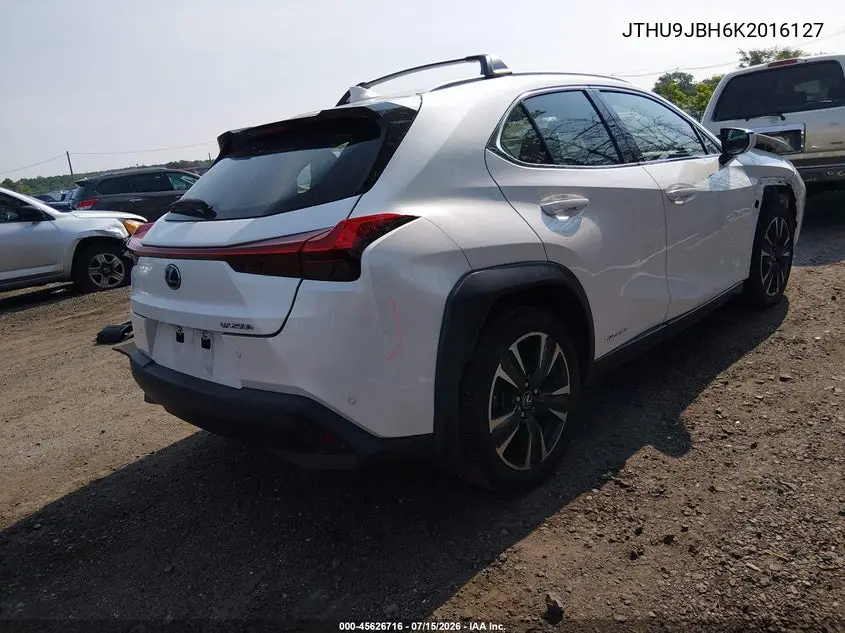 2019 Lexus Ux 250H VIN: JTHU9JBH6K2016127 Lot: 45626716