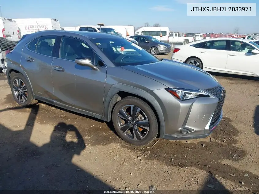 2020 Lexus Ux 250H VIN: JTHX9JBH7L2033971 Lot: 43942848