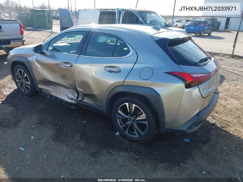 2020 Lexus Ux 250H VIN: JTHX9JBH7L2033971 Lot: 43942848