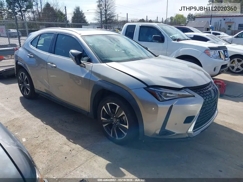 2020 Lexus Ux 250H VIN: JTHP9JBH1L2020360 Lot: 44640952