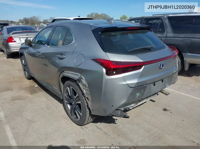 2020 Lexus Ux 250H VIN: JTHP9JBH1L2020360 Lot: 44640952