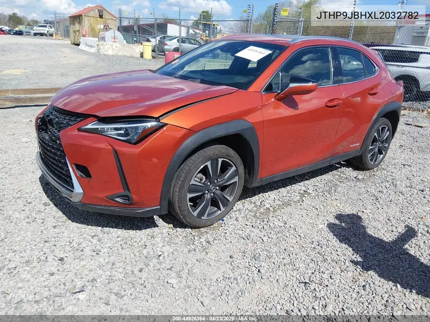2020 Lexus Ux 250H VIN: JTHP9JBHXL2032782 Lot: 44926364