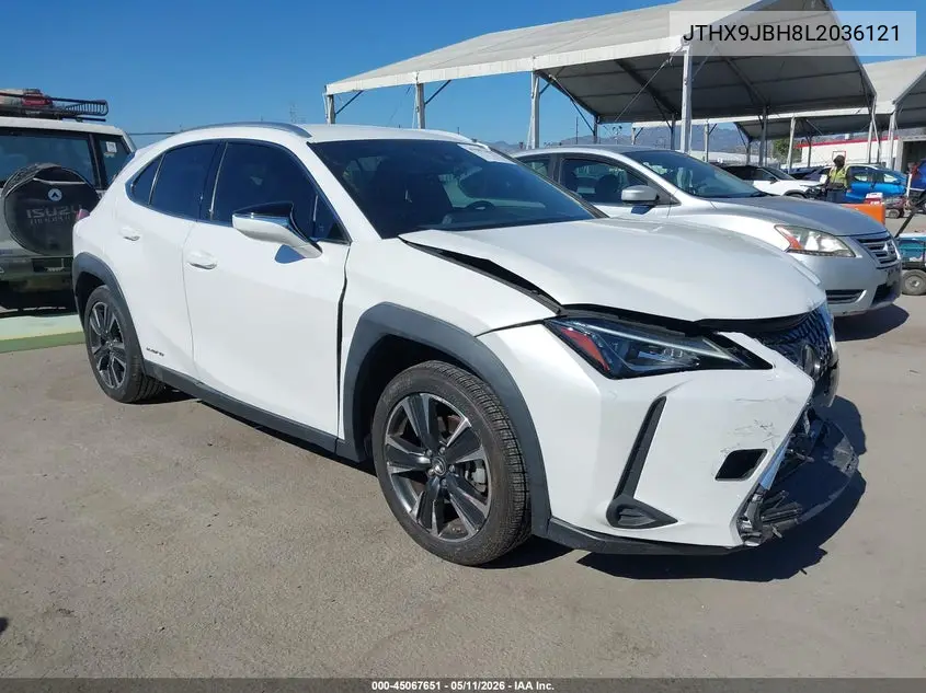 2020 Lexus Ux 250H VIN: JTHX9JBH8L2036121 Lot: 45067651