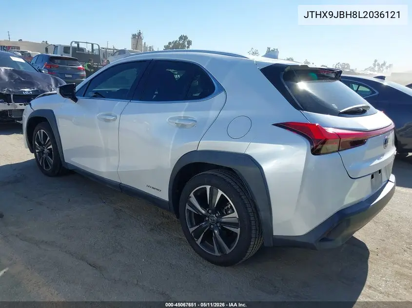 2020 Lexus Ux 250H VIN: JTHX9JBH8L2036121 Lot: 45067651