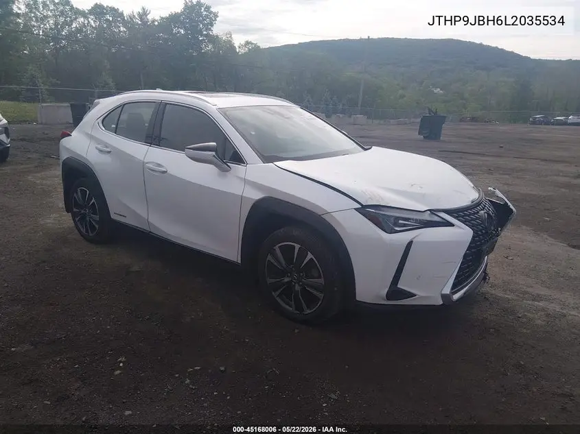 2020 Lexus Ux 250H VIN: JTHP9JBH6L2035534 Lot: 45168006