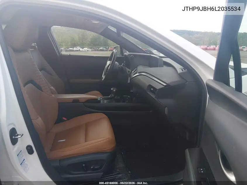 2020 Lexus Ux 250H VIN: JTHP9JBH6L2035534 Lot: 45168006