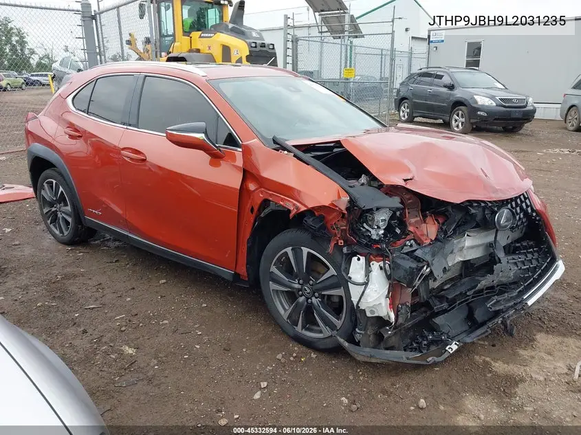 2020 Lexus Ux 250H VIN: JTHP9JBH9L2031235 Lot: 45332594