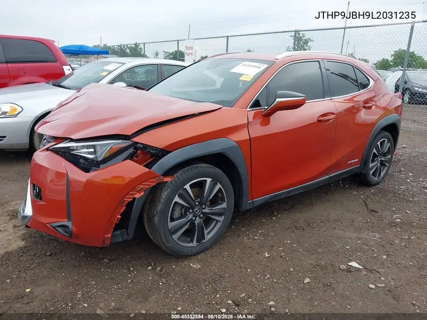 2020 Lexus Ux 250H VIN: JTHP9JBH9L2031235 Lot: 45332594