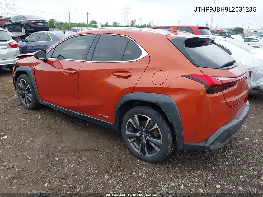 2020 Lexus Ux 250H VIN: JTHP9JBH9L2031235 Lot: 45332594