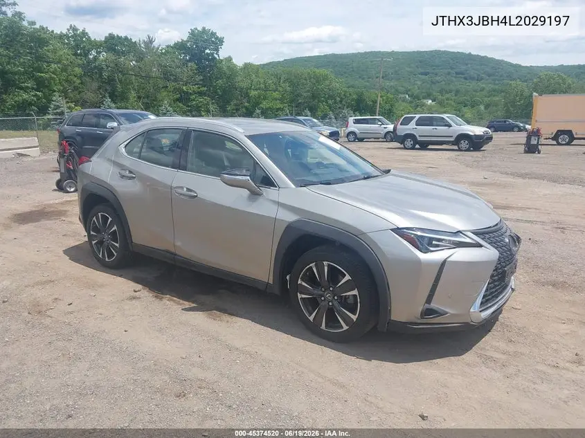 2020 Lexus Ux 200 VIN: JTHX3JBH4L2029197 Lot: 45374520
