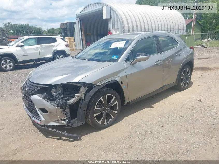 2020 Lexus Ux 200 VIN: JTHX3JBH4L2029197 Lot: 45374520