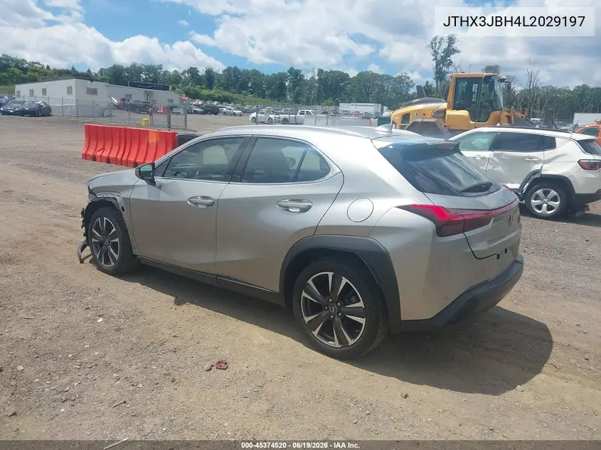 2020 Lexus Ux 200 VIN: JTHX3JBH4L2029197 Lot: 45374520