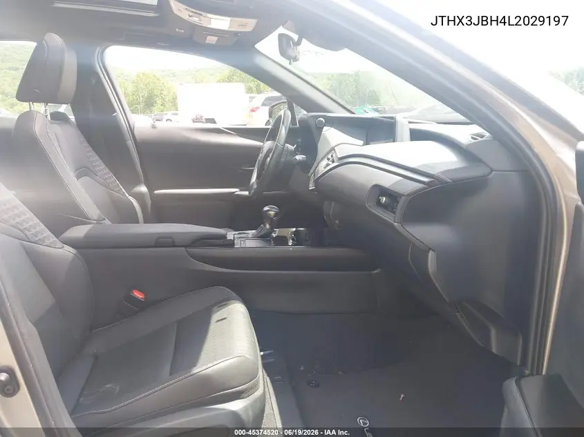 2020 Lexus Ux 200 VIN: JTHX3JBH4L2029197 Lot: 45374520