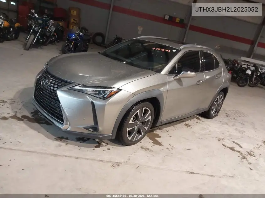 2020 Lexus Ux 200 VIN: JTHX3JBH2L2025052 Lot: 45515193