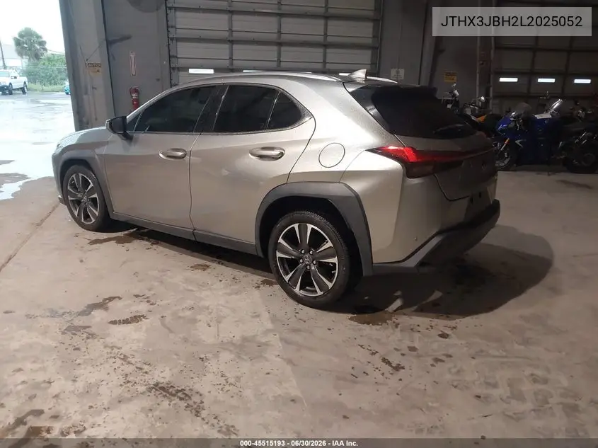 2020 Lexus Ux 200 VIN: JTHX3JBH2L2025052 Lot: 45515193