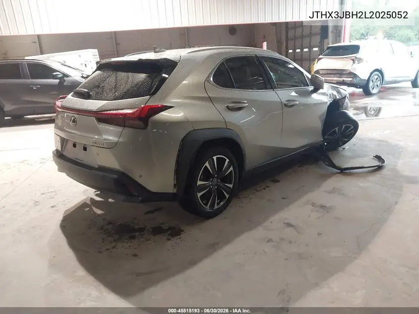 2020 Lexus Ux 200 VIN: JTHX3JBH2L2025052 Lot: 45515193