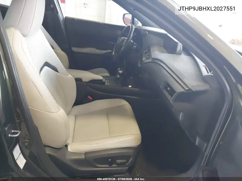 2020 Lexus Ux 250H VIN: JTHP9JBHXL2027551 Lot: 45578139