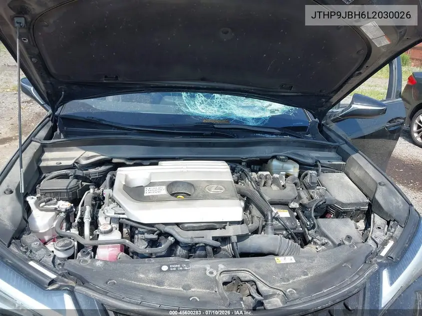2020 Lexus Ux 250H VIN: JTHP9JBH6L2030026 Lot: 45600283