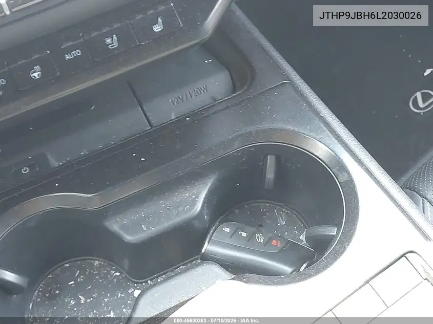 2020 Lexus Ux 250H VIN: JTHP9JBH6L2030026 Lot: 45600283