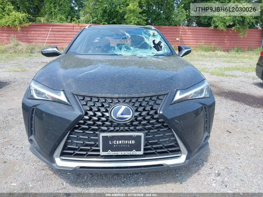 2020 Lexus Ux 250H VIN: JTHP9JBH6L2030026 Lot: 45600283