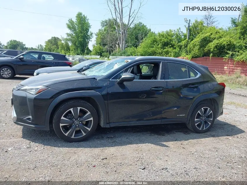 2020 Lexus Ux 250H VIN: JTHP9JBH6L2030026 Lot: 45600283