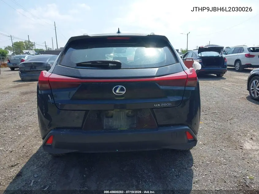 2020 Lexus Ux 250H VIN: JTHP9JBH6L2030026 Lot: 45600283