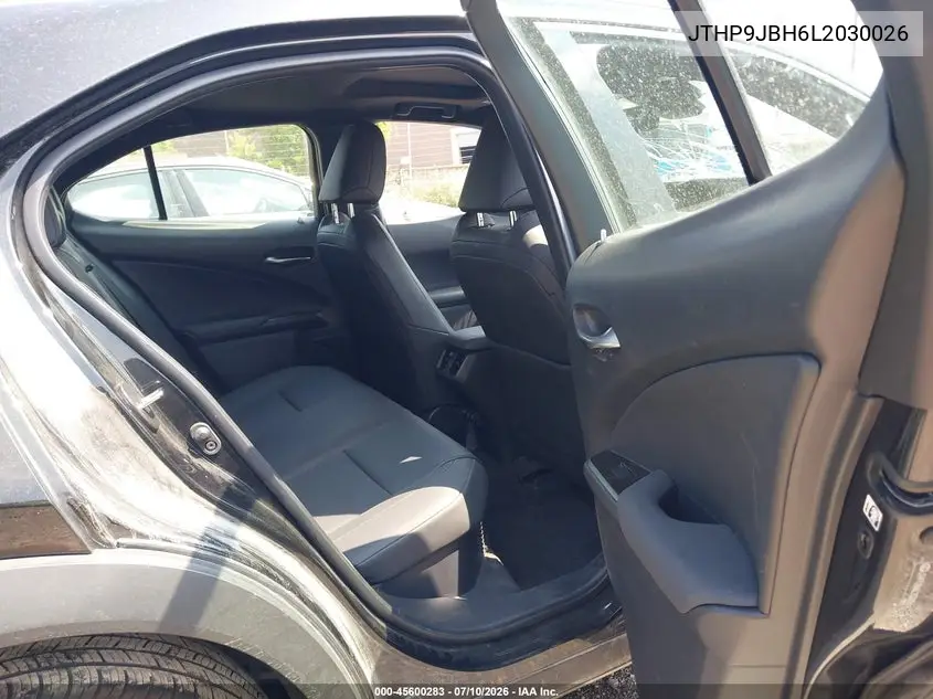 2020 Lexus Ux 250H VIN: JTHP9JBH6L2030026 Lot: 45600283