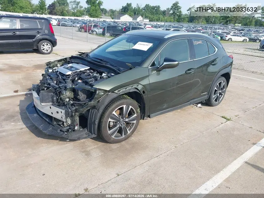 2020 Lexus Ux 250H VIN: JTHP9JBH7L2033632 Lot: 45600297