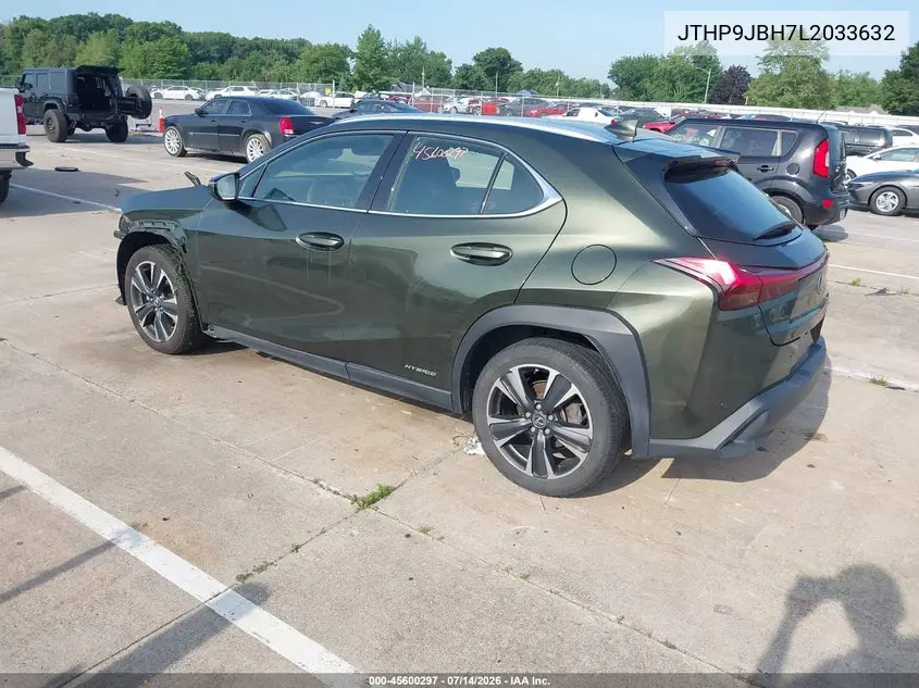 2020 Lexus Ux 250H VIN: JTHP9JBH7L2033632 Lot: 45600297
