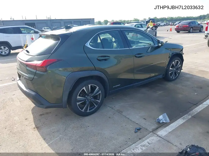 2020 Lexus Ux 250H VIN: JTHP9JBH7L2033632 Lot: 45600297