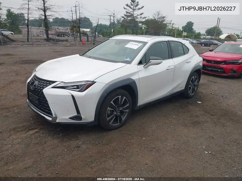 2020 Lexus Ux 250H VIN: JTHP9JBH7L2026227 Lot: 45638884