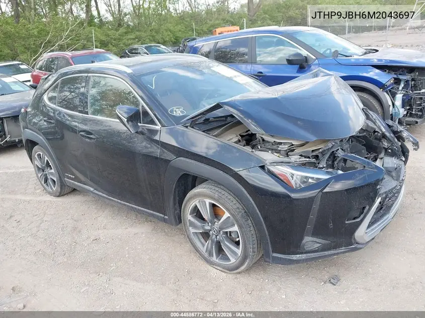 2021 Lexus Ux 250H VIN: JTHP9JBH6M2043697 Lot: 44586772